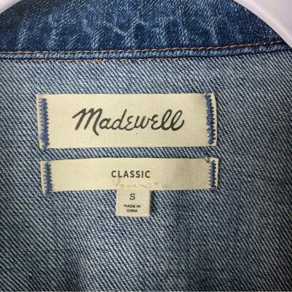 Madewell The Jean jacket Medford wash with patches S - Picture 5 of 8